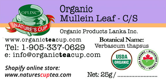 Organic Mullien Leaf C/S